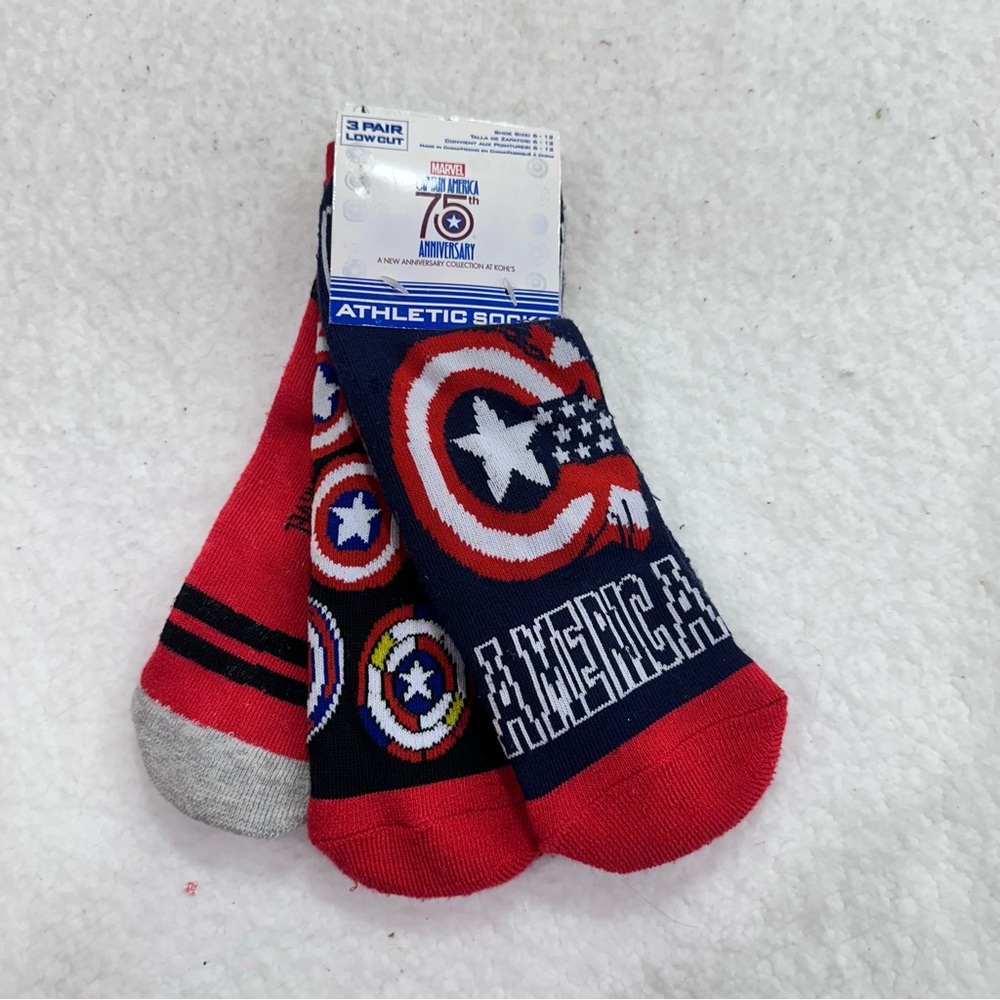 Men’s Captain America Socks